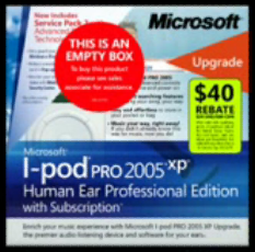 Microsoft iPod Packaging